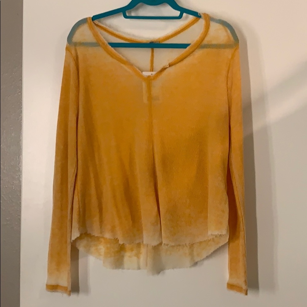 Yellow long sleeve